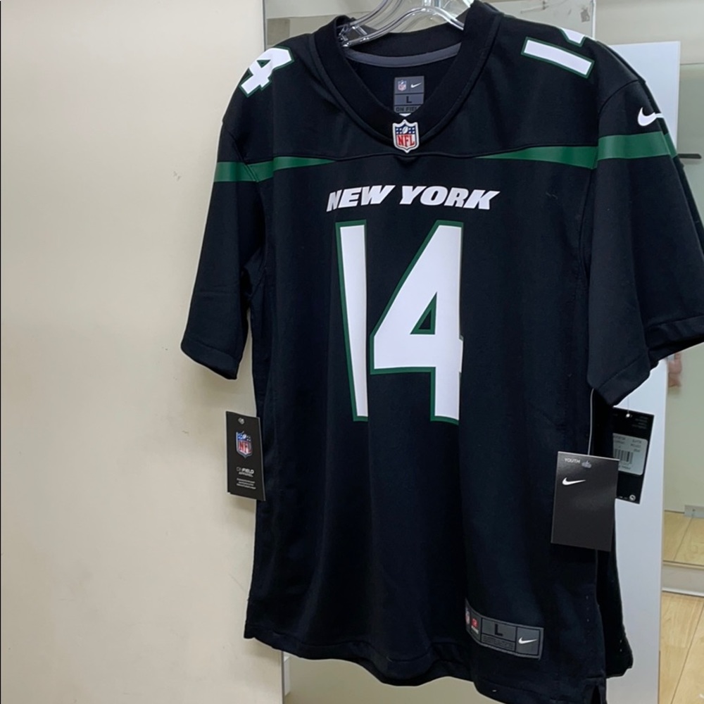 New York Jets Black #14 Darnold Jersey